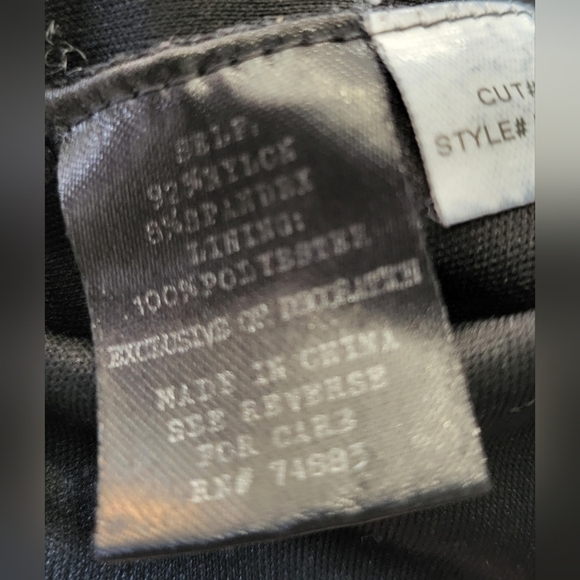 Adiva Womens Elegant Black Lace Top Size M - Picture 8 of 9